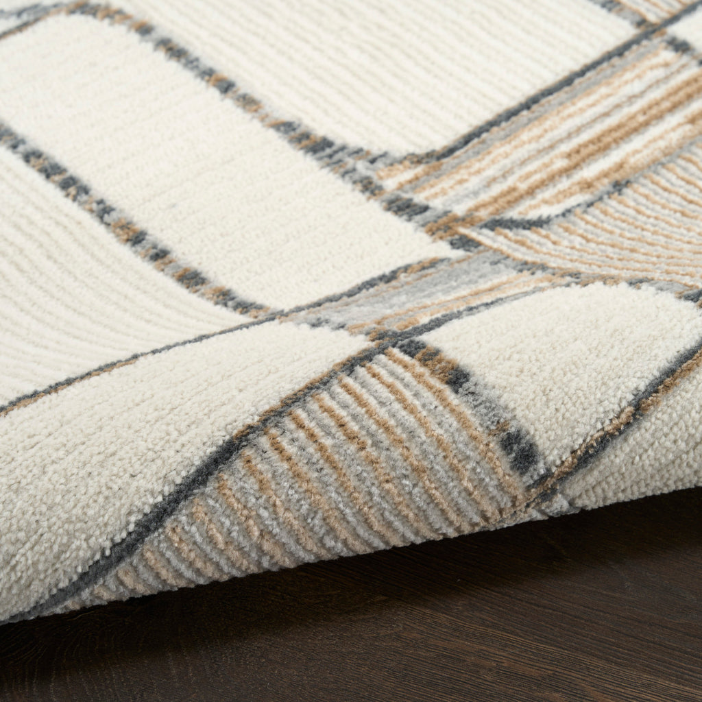 nourison nordic nrc17 ivory multicolor rug