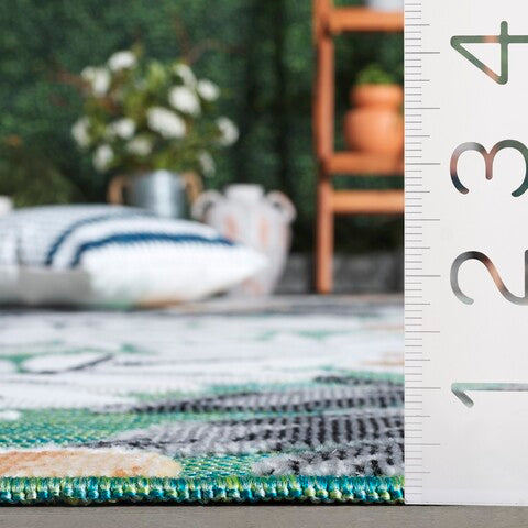 safavieh clearance cabana cbn405y blue green rug