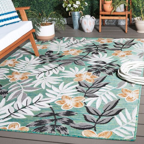 safavieh clearance cabana cbn405y blue green rug