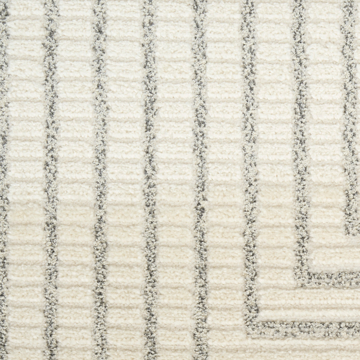nourison ivory hues ivh03 ivory grey rug