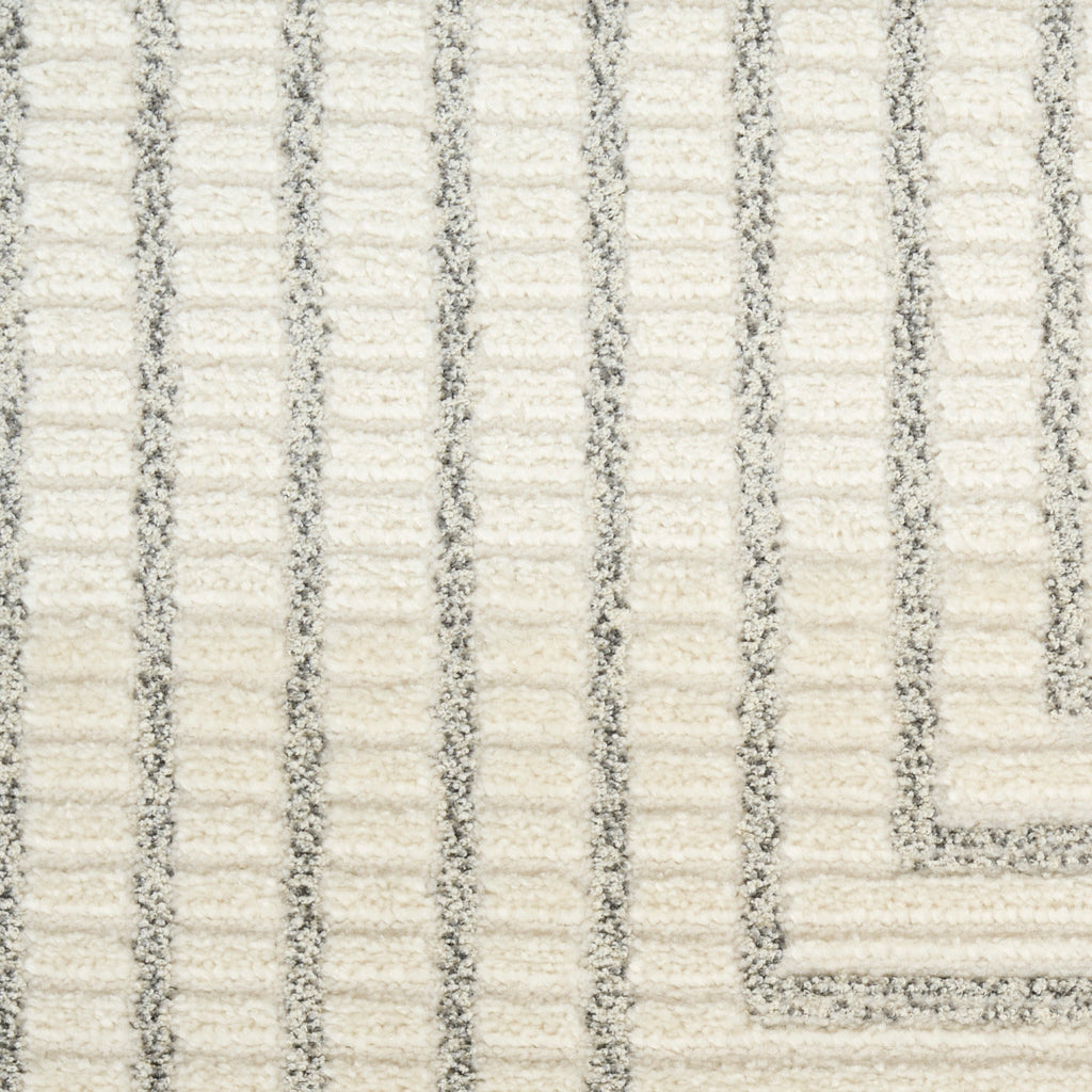 nourison ivory hues ivh03 ivory grey rug