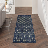 nourison nourison essentials nre04 navy ivory rug