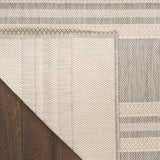 nourison horizon indoor outdoor hoz05 grey rug