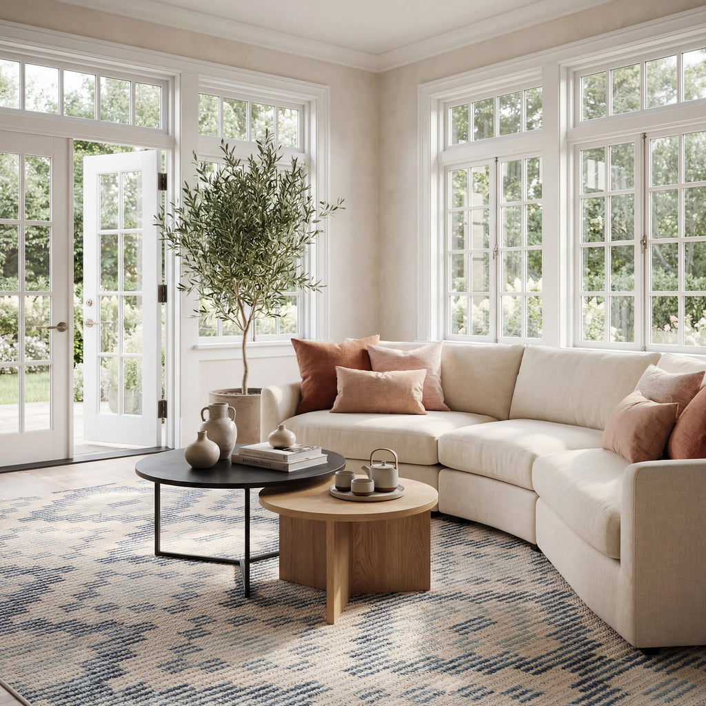 annie selke mw orzalla da2522 blue machine washable polyester rug