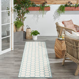 nourison twist reversible tws01 aqua rug