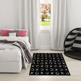 nourison imagination ima18 black rug