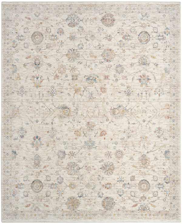 nourison antique fusion anf04 ivory multicolor rug