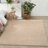 nourison cozy shimmer csh01 beige gold rug