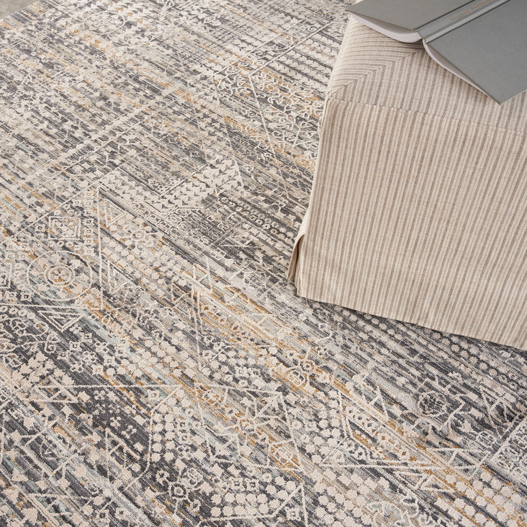 nourison lynx lnx05 ivory slate rug