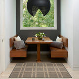 nourison horizon indoor outdoor hoz04 charcoal rug