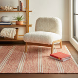 dash albert malta da2432 pink woven flatwoven wool rug