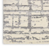 nourison luna lun02 ivory grey rug