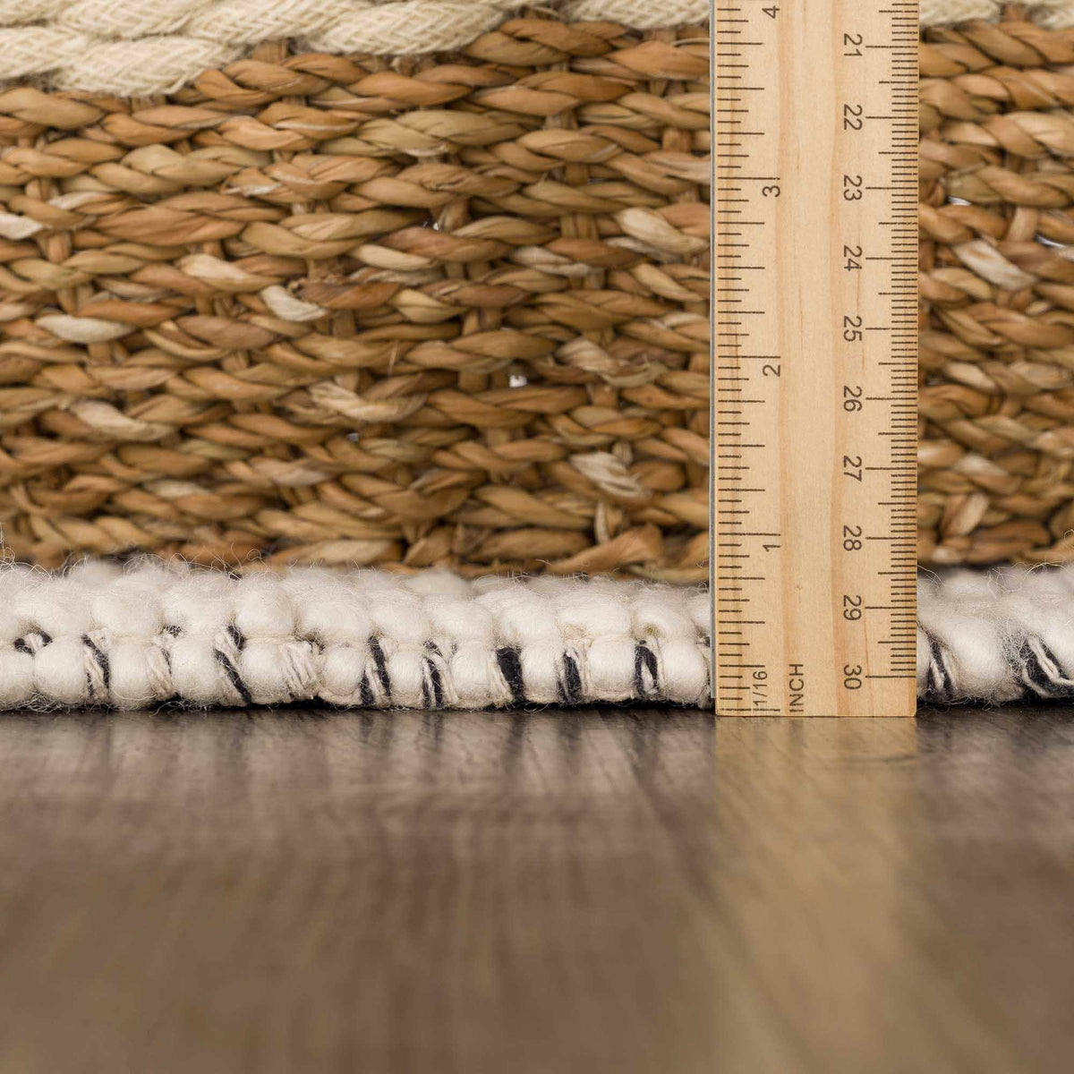 Hauteloom Ramsbury RMS Ivory Woven/Flatwoven Cotton Rug