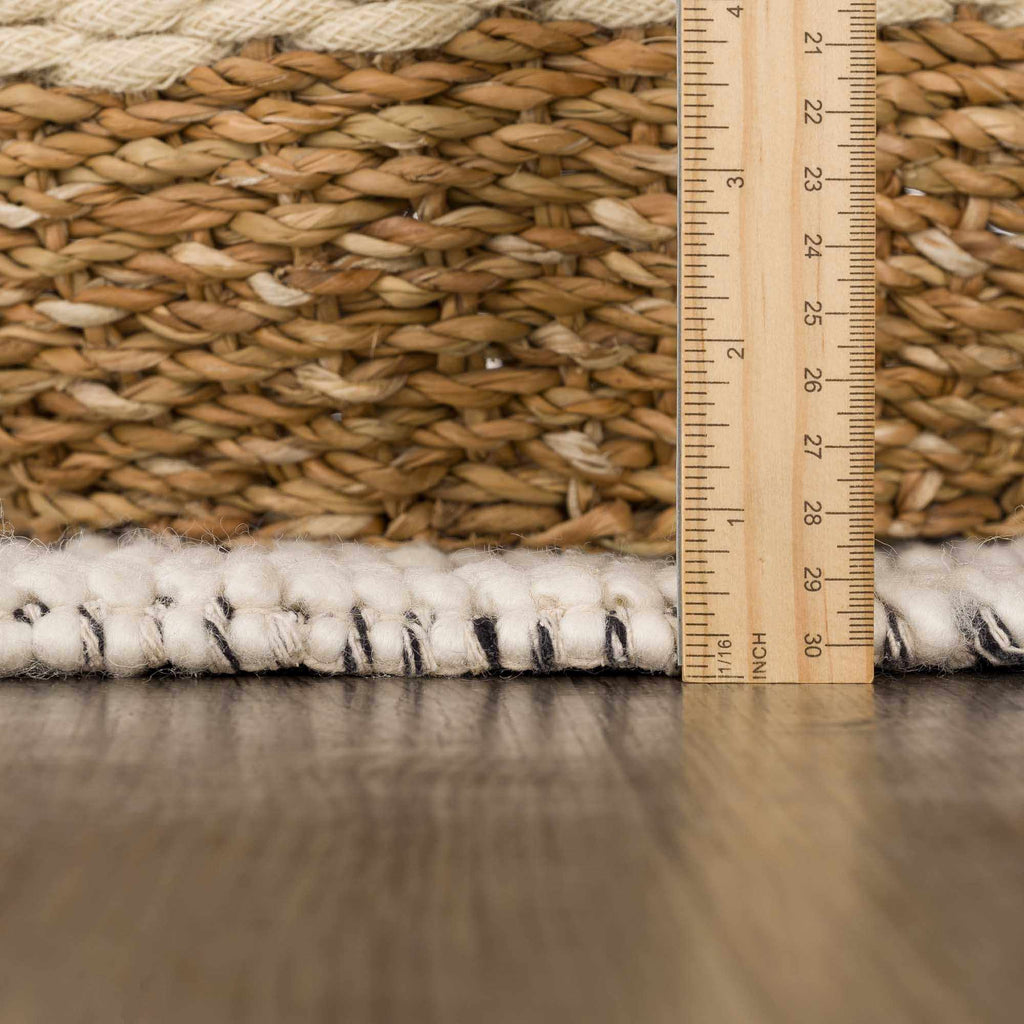Hauteloom Ramsbury RMS Ivory Woven/Flatwoven Cotton Rug