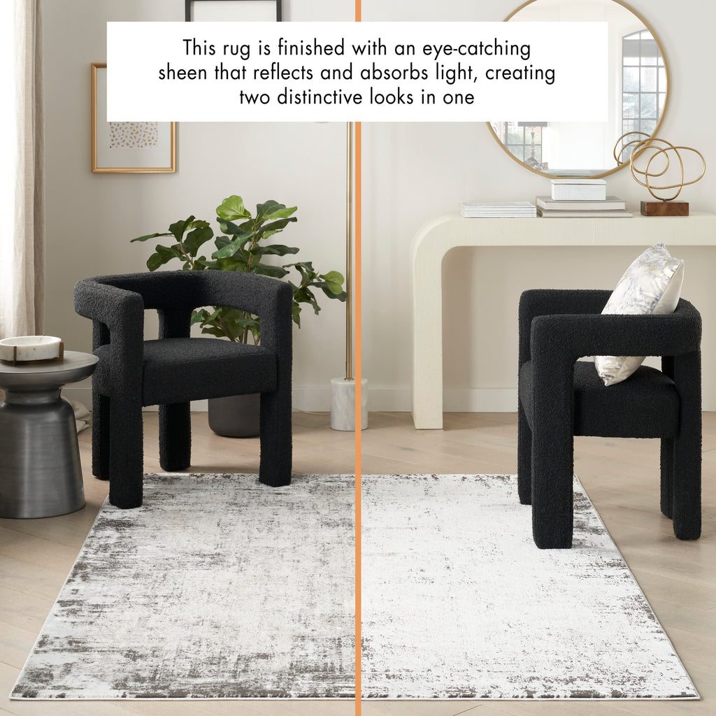 nourison desire dsr05 grey ivory rug