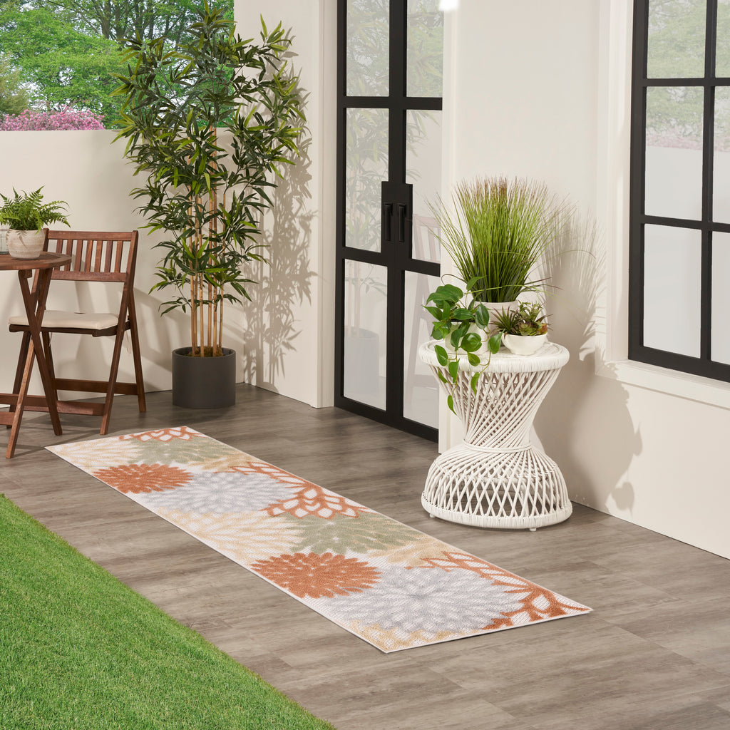 nourison aloha alh05 ivory multicolor rug