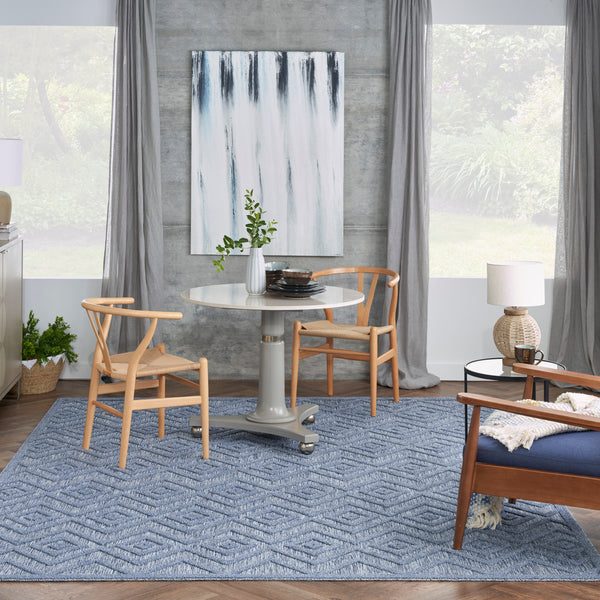 nourison versatile nrv01 denim blue rug