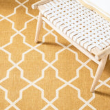 safavieh clearance cedar brook cdr233b yellow rug