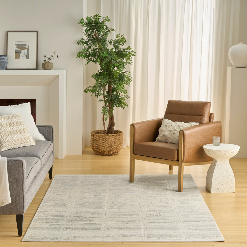 nourison ivory hues ivh02 ivory grey rug