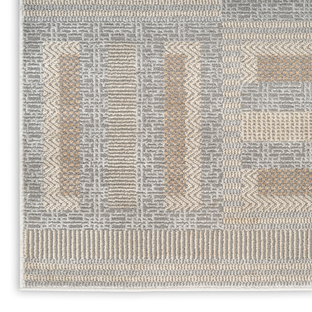 nourison nordic nrc11 grey multicolor rug