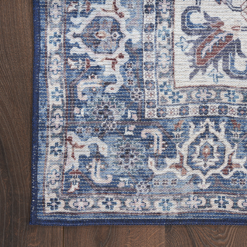 nourison new concept washables sr104 navy ivory rug