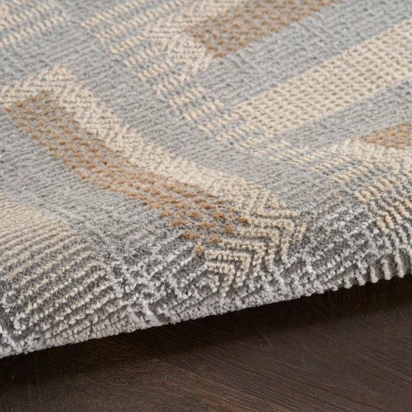 nourison nordic nrc11 grey multicolor rug