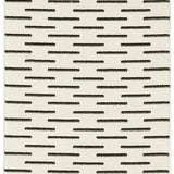 nourison nordic nrc12 ivory black rug