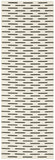 nourison nordic nrc12 ivory black rug