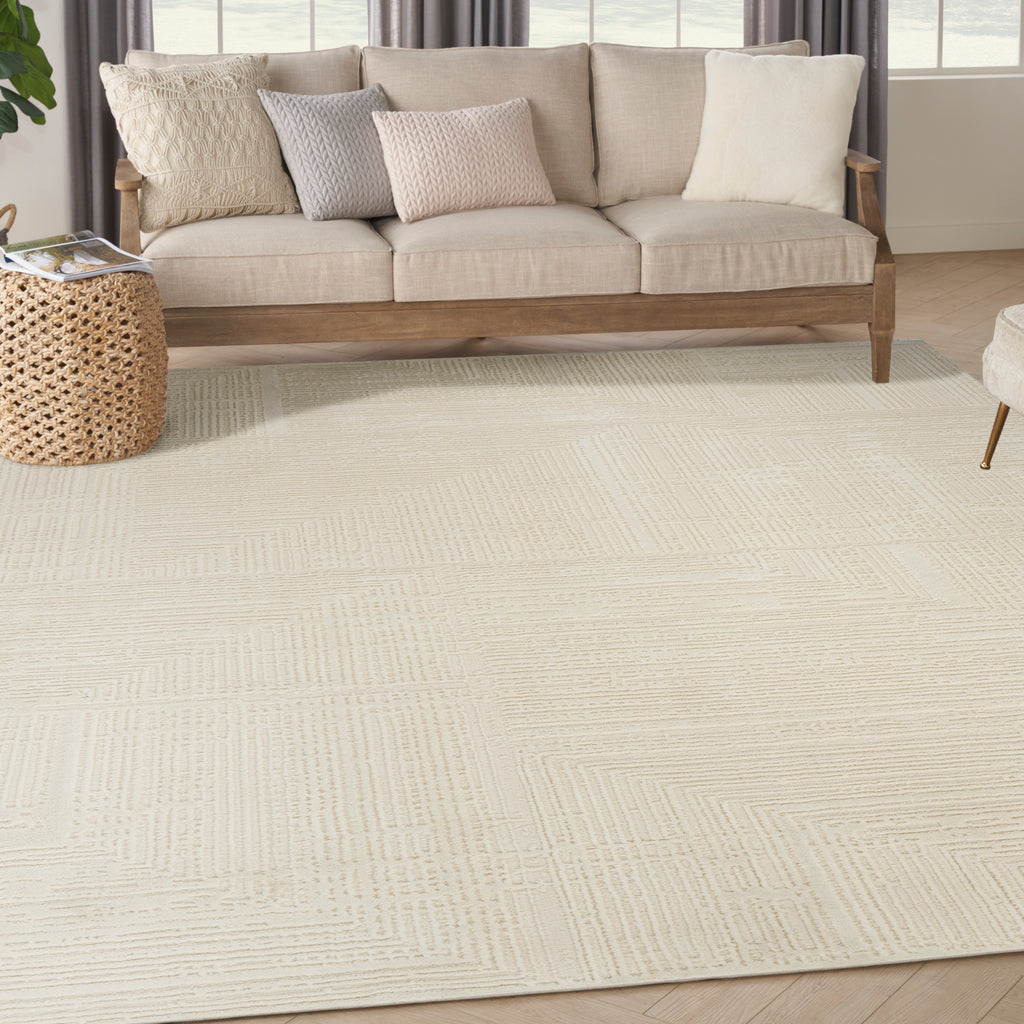 nourison sustainable trends sut07 ivory rug