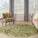 nourison aloha alh41 ivory green rug