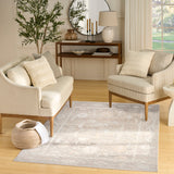 nourison vintage washables vws09 grey rug
