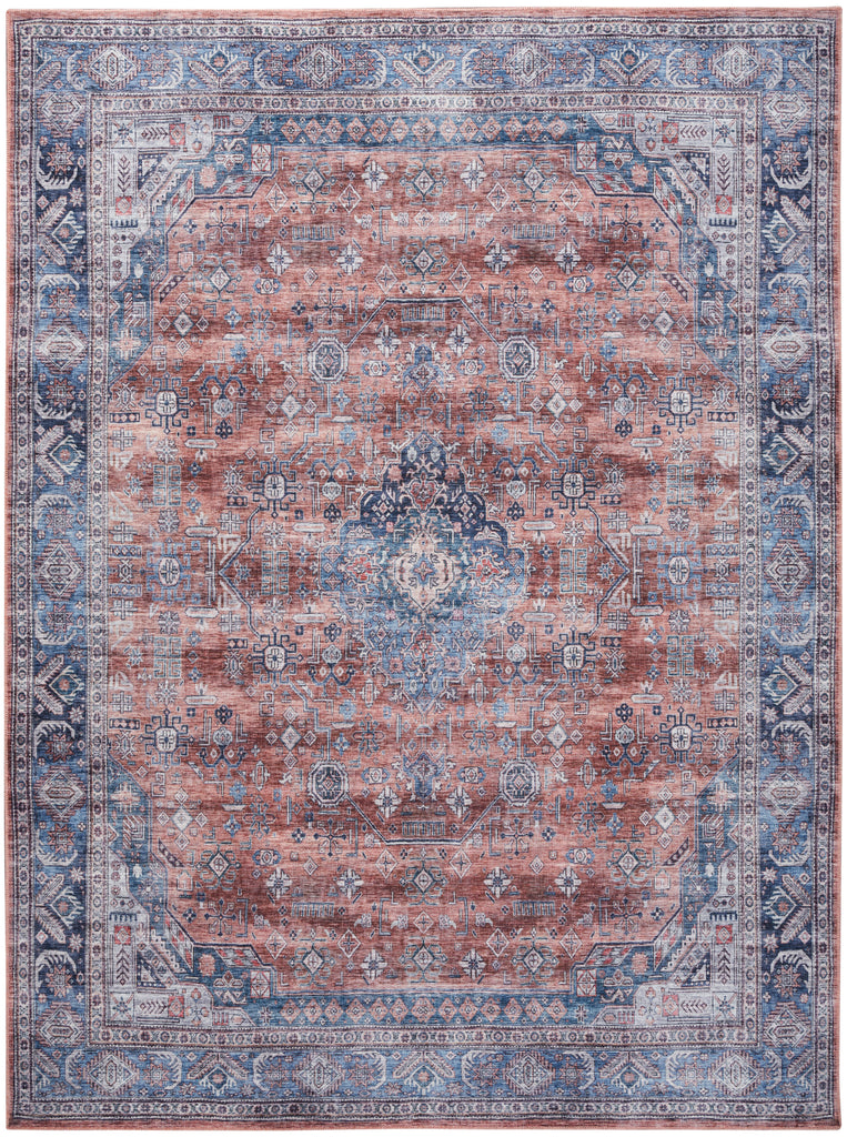 nourison grand washables grw01 blue multicolor rug