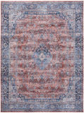 nourison grand washables grw01 blue multicolor rug