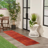 nourison nourison essentials nre03 red rug