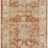 nourison sahar shr02 rust rug