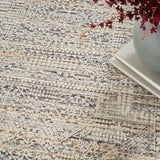 nourison lynx lnx05 ivory slate rug
