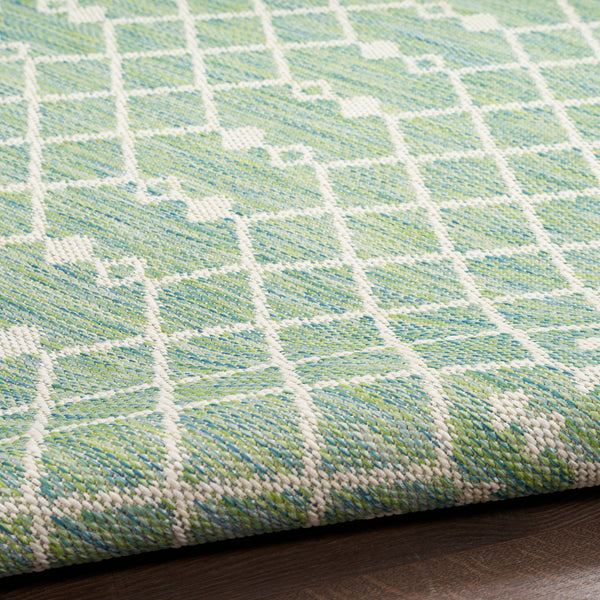 nourison positano pos02 blue green rug