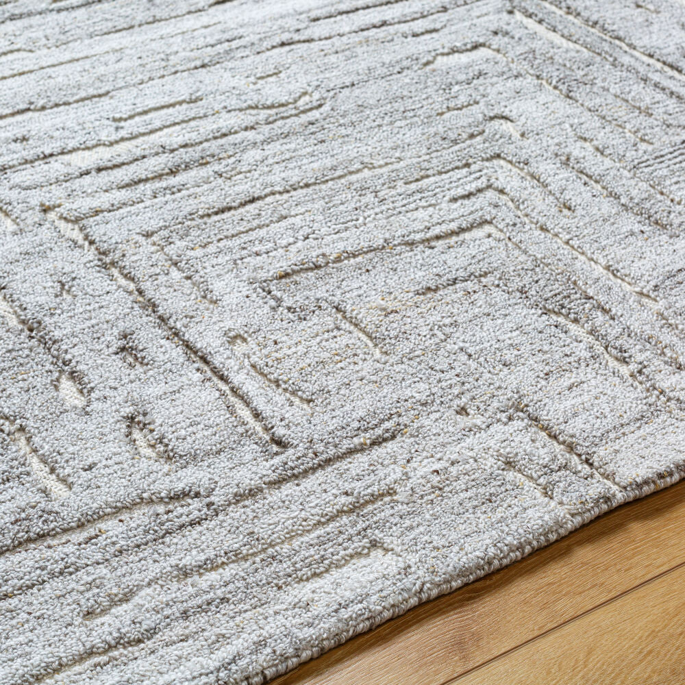 surya calgary cgr 2302 light grey rug