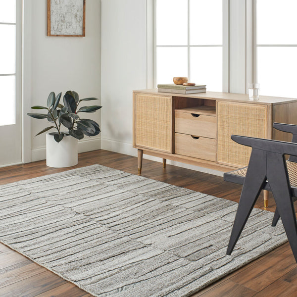 surya calgary cgr 2307 medium gray rug