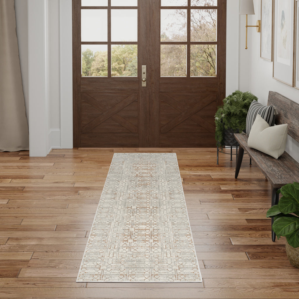 nourison desire dsr07 ivory beige rug