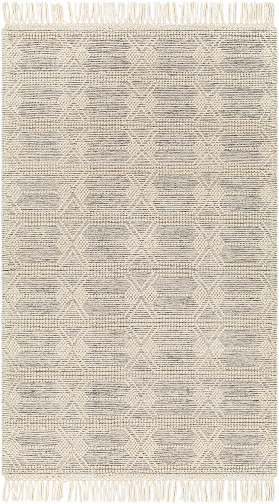 Hauteloom Chars CHARS Ivory Woven/Flatwoven Wool Rug