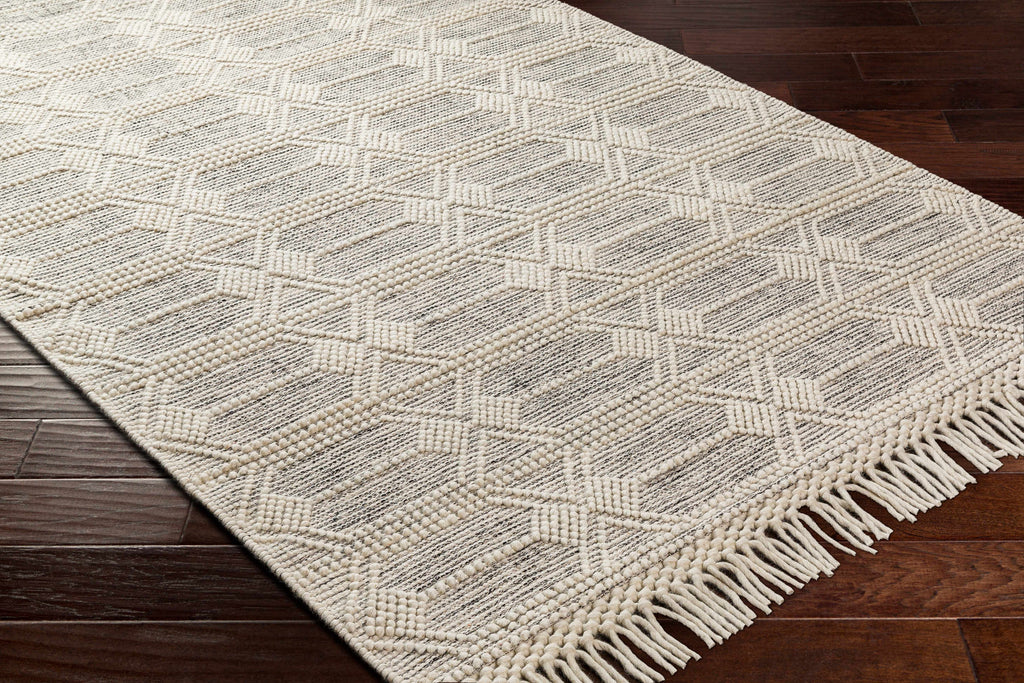 Hauteloom Chars CHARS Ivory Woven/Flatwoven Wool Rug