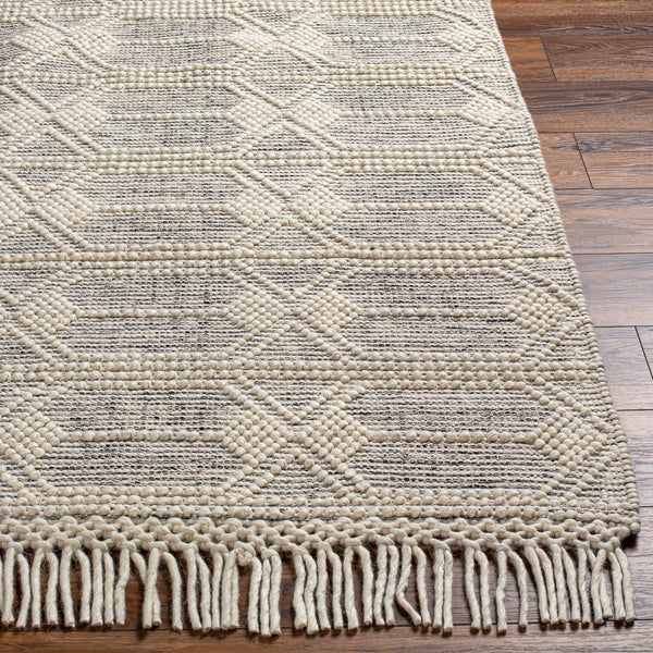 Hauteloom Chars CHARS Ivory Woven/Flatwoven Wool Rug
