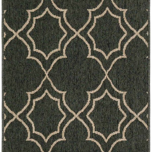 Hauteloom Chertsey CHE Black Machine Made Olefin Rug