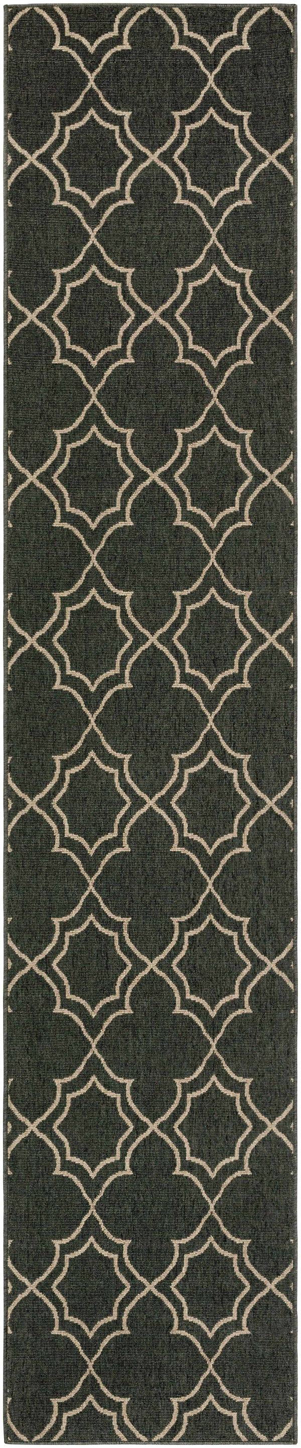 Hauteloom Chertsey CHE Black Machine Made Olefin Rug