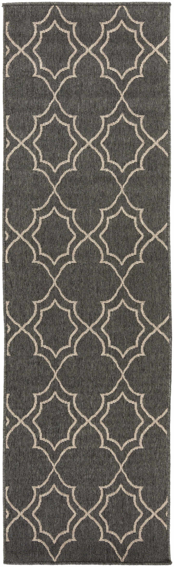 Hauteloom Chertsey CHE Black Machine Made Olefin Rug