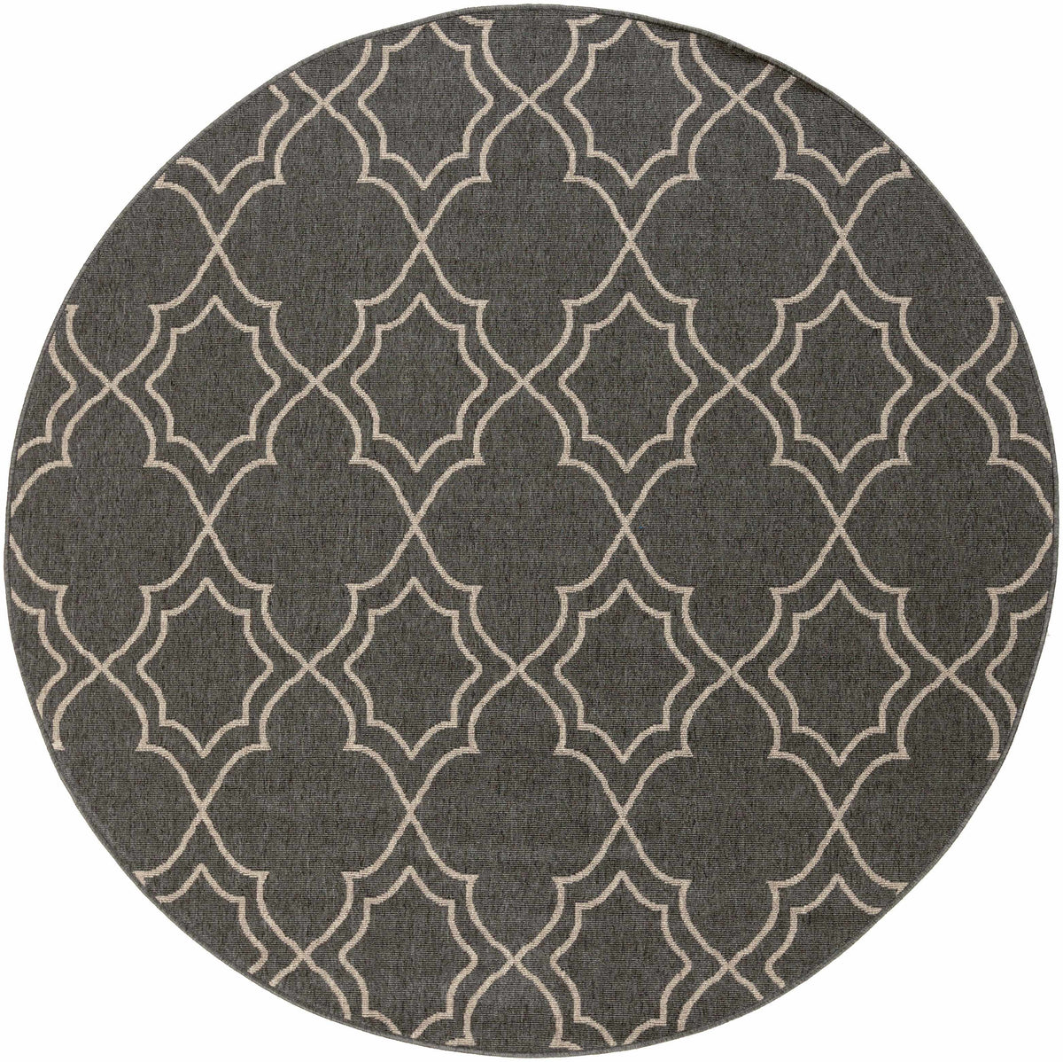 Hauteloom Chertsey CHE Black Machine Made Olefin Rug