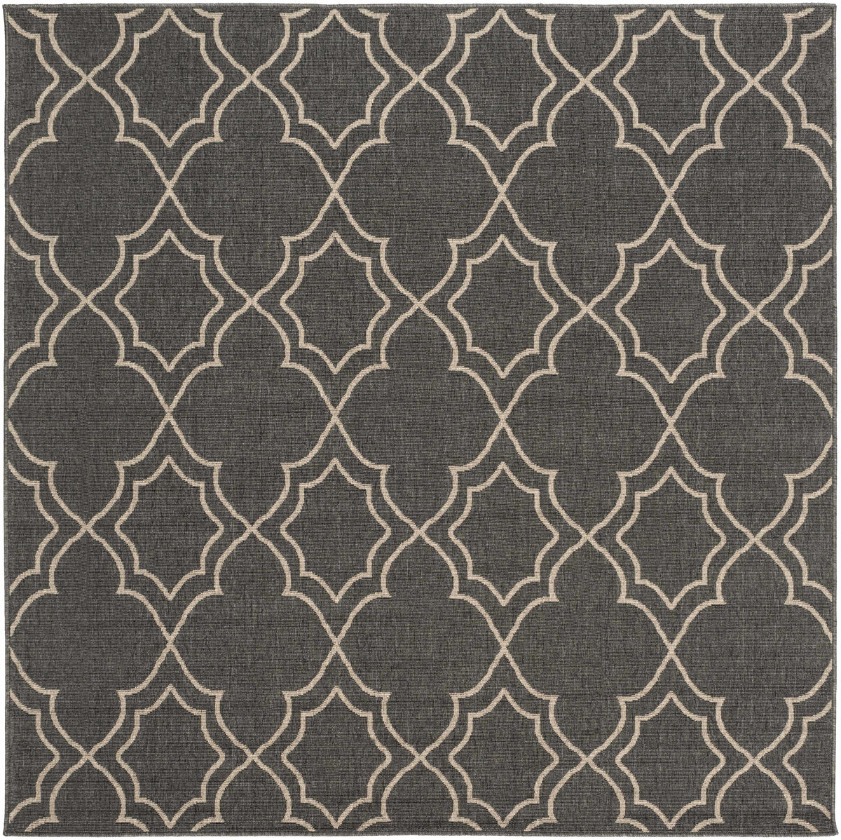 Hauteloom Chertsey CHE Black Machine Made Olefin Rug