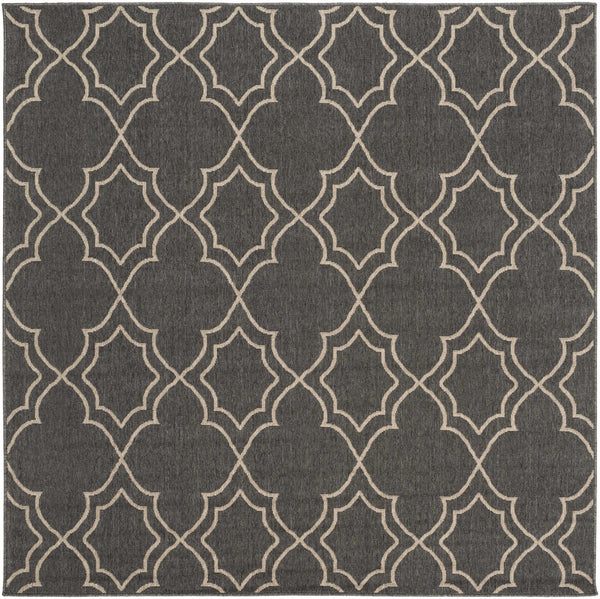 Hauteloom Chertsey CHE Black Machine Made Olefin Rug
