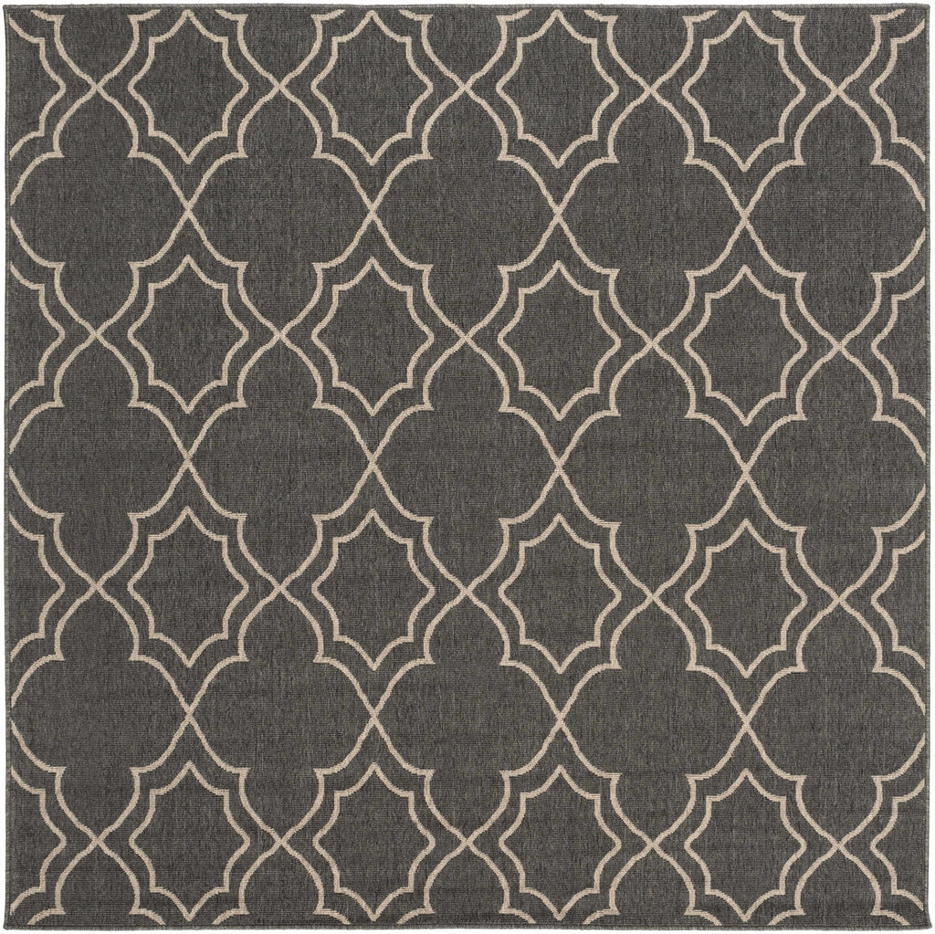 Hauteloom Chertsey CHE Black Machine Made Olefin Rug